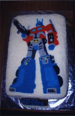 Transformer Cake Decorations Transformers birthday party ...