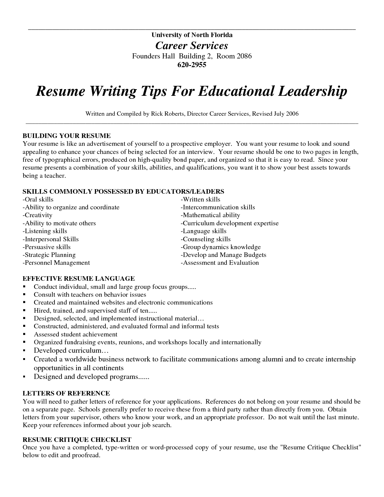 Professional resume writing services 2012