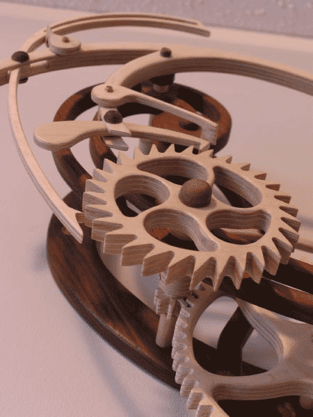 Wooden Gear Clocks
