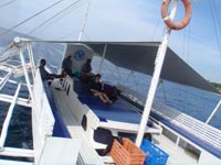 セブ島ダイビングショップ　アクアスケープ　ファンダイビング・ボート