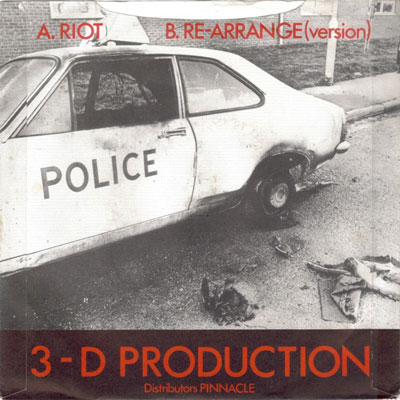 3-D PRODUCTION - Riot (back sleeve)