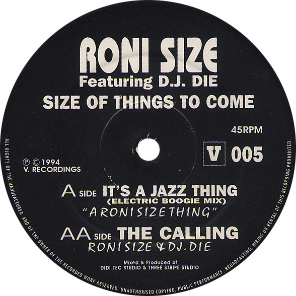 V005 : RONI SIZE/ SIZE OF THINGS TO COME