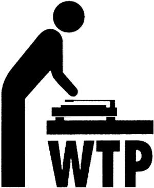 WTP / Where's The Party logo