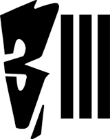 3 STRIPE RECORDS logo