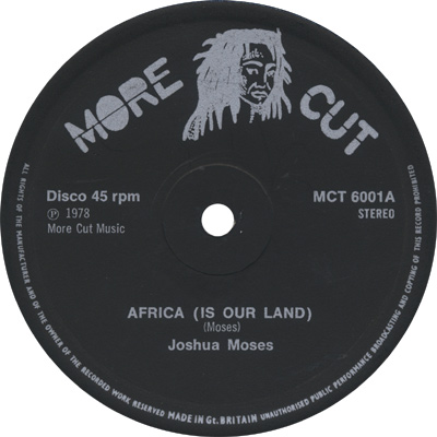 JOSHUA MOSES / AFRICA (IS OUR LAND)