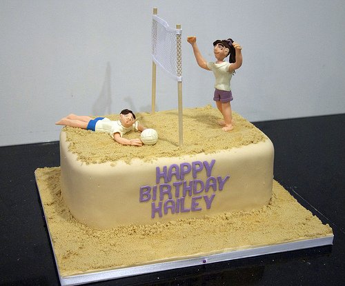 Volleyball Cake Decorations Add a personal touch to the celebrations of