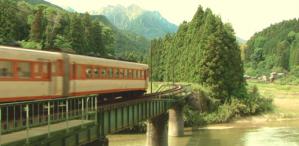 茶川を乗せた列車