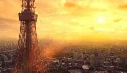 東京タワーから見る三丁目の夕日