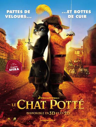 Puss in boots French Poster (2)
