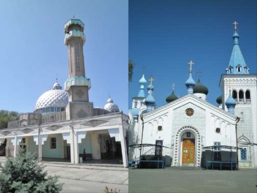 モスクと正教会