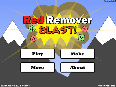 赤いブロックを消去しよう　Red Remover BLAST