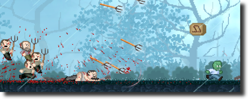 ゾンビのふっ飛ばし系ランニングアクションゲーム　Back to Zombieland