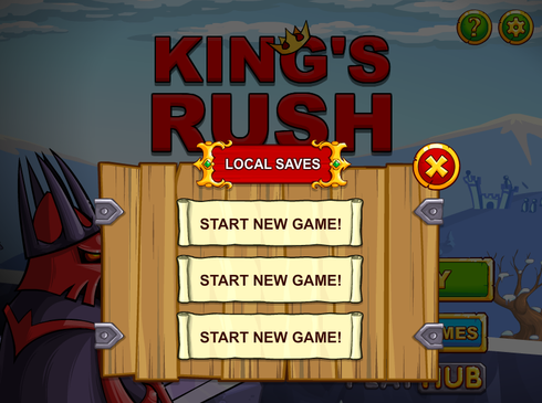 楽園へ進む王のふっ飛ばしゲーム　King's Rush