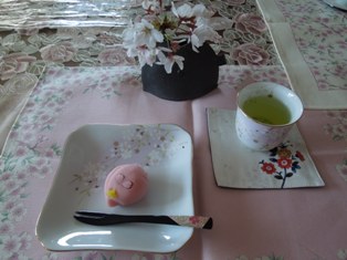 桜のお茶タイム✿