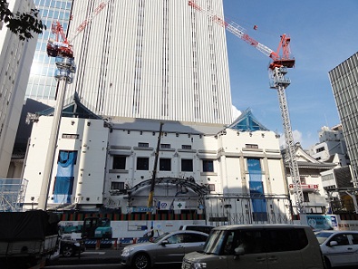 歌舞伎座　再建中