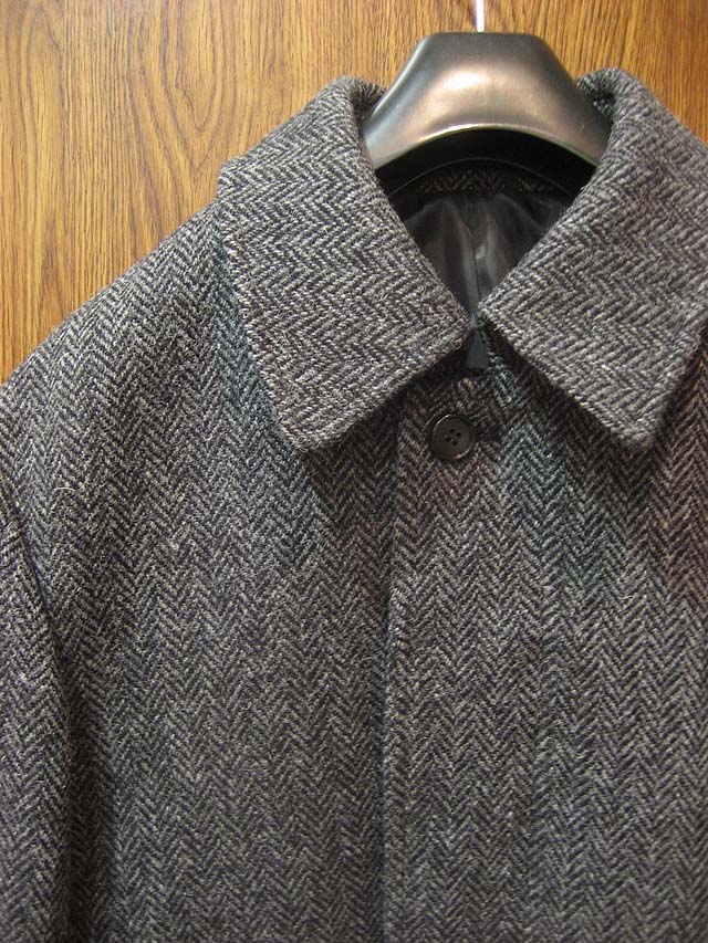街の洋服屋”GINCHO”ブログ ハリスツイードのステンカラーコートを 