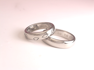 桜　結婚指輪