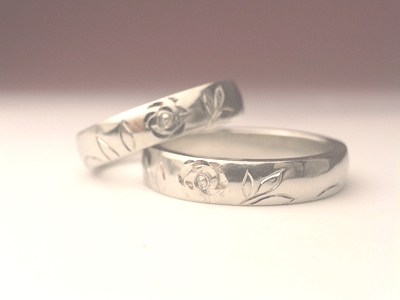 オーダー　結婚指輪　デザイン画