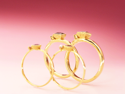 アンティーク　婚約指輪