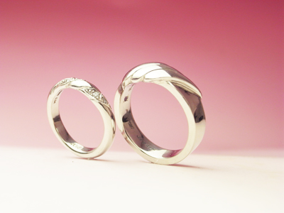 オーダーメイド　結婚指輪　デザイン