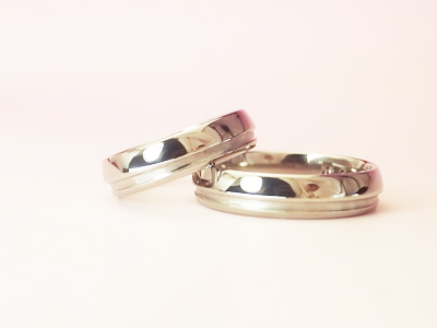 チタン　結婚指輪　東京