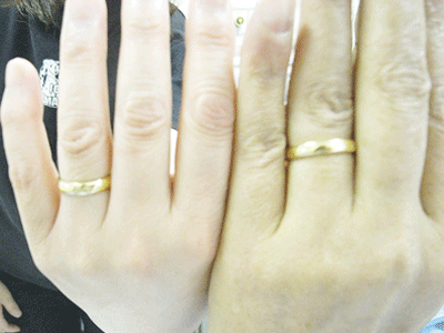 結婚　記念　指輪