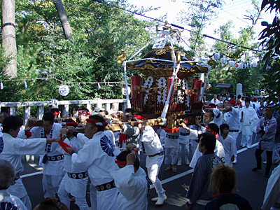 2010年　神奈川県高座郡寒川町宮山　宮山神社例祭