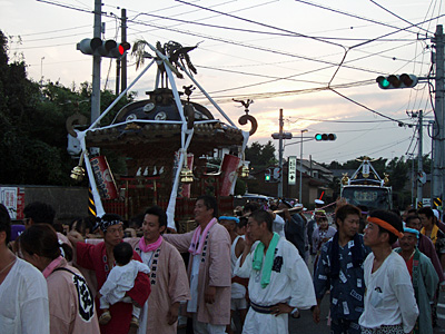 2010年　神奈川県藤沢市打戻　宇都母知神社例大祭１