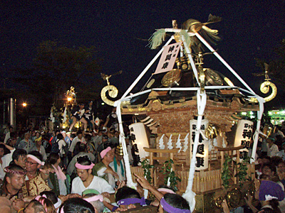 2010年　山梨県上野原市 入谷神輿連合渡御祭典１