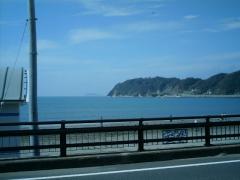 渚橋手前から　富士山と江の島