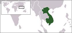 仏印＝仏領インドシナ（ふつりょうインドシナ）『仏印』とは、1887年から1954年までフランスの支配下にあったインドシナ半島東部地域で、現在のベトナム・ラオス・カンボジアを合わせた領域に相当する。