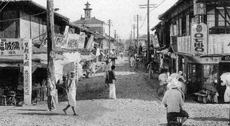 1920年代のパラオの町並み
