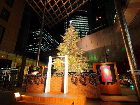 汐留シオサイト　日本テレビクリスマスイルミネーション
