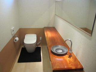 ケヤキとアラウーノのトイレ