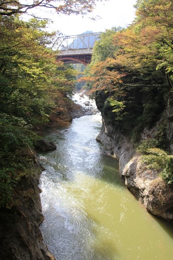 瀧見橋からの吾妻渓谷