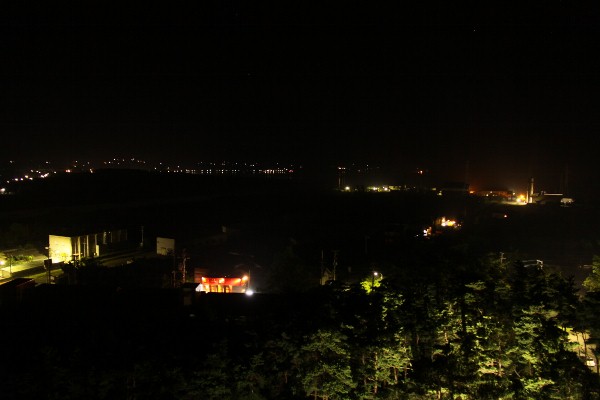 真野湾の夜景