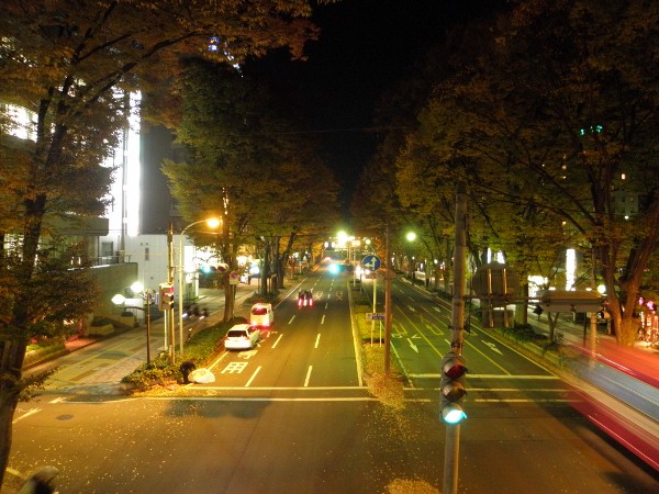 前橋駅方面の夜景