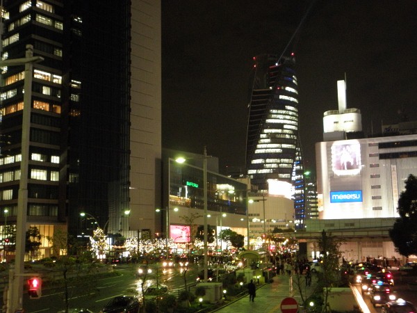 名古屋駅前の夜景