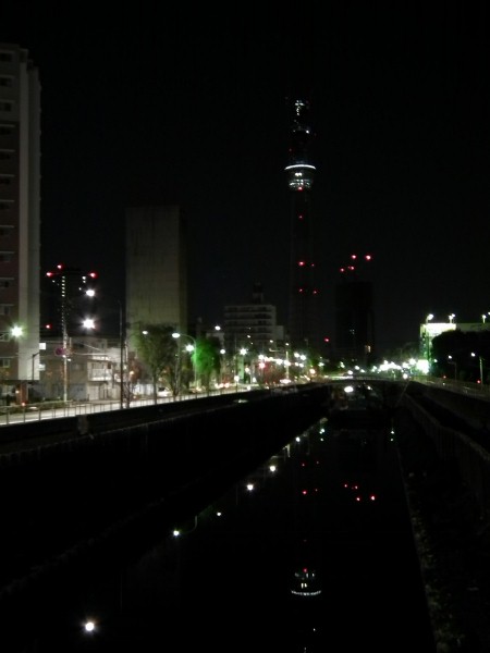 夜明け前の東京スカイツリー