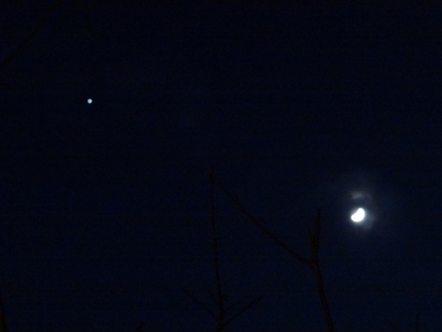 月と木星